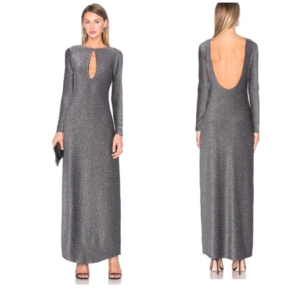 House of‎ Harlow + Revolve NWT  Metallic Women's size Medium Formal Prom Dress